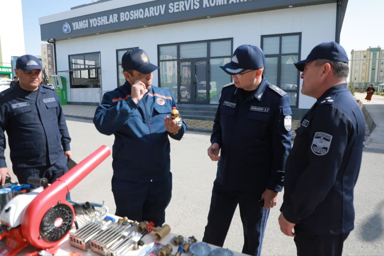 Favqulodda vaziyatlar vaziri general-mayor A.I. Ikramov Surxondaryo viloyatida “Mahalla muhofazasi” loyihasi doirasida amalga oshirilayotgan ishlar bilan tanishdi