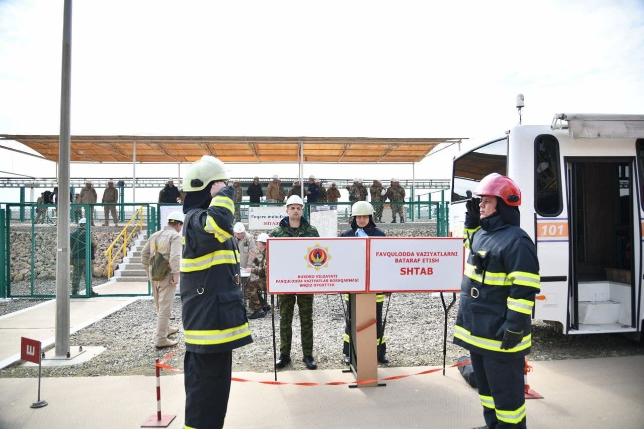 "Buxoro NQIZ"да фавқулодда вазиятларнинг олдини олиш мақсадида махсус-тактик ўқув машқи ўтказилди