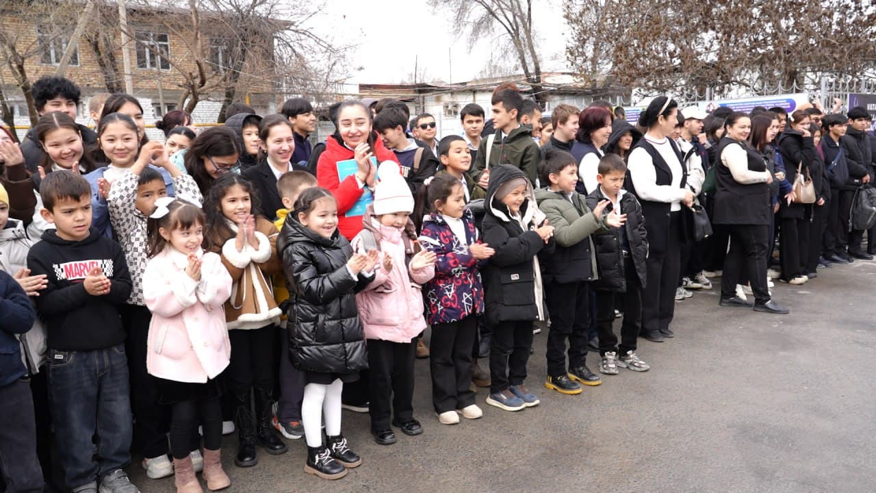 Гулистон шаҳрида жойлашган 8-сонли умумтаълим мактабида ўқув машғулоти ўтказилди