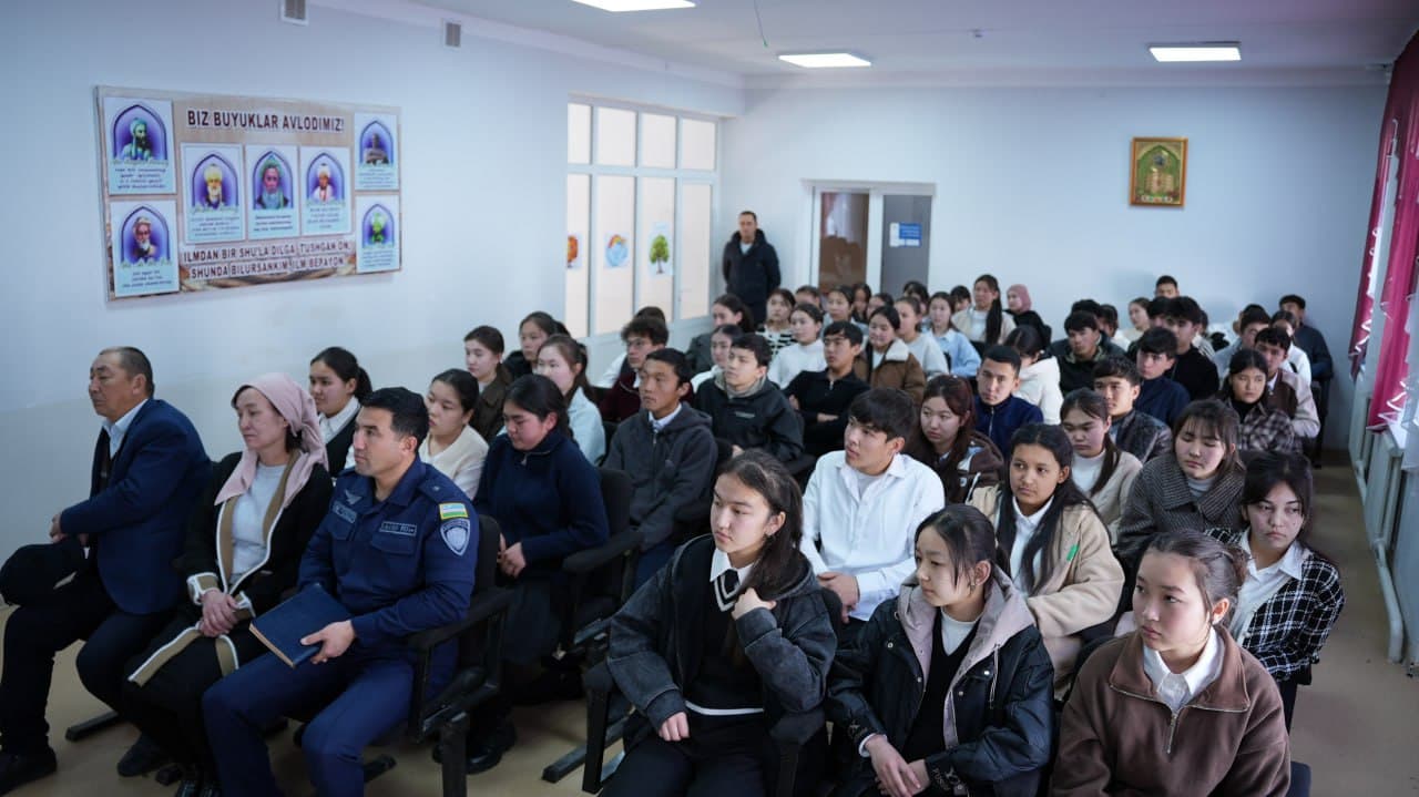 Bo‘stonliq tumanining chekka hududida joylashgan maktabda Mobil simulyatsion targ‘ibot markazi yordamida targ‘ibot tadbirlari o‘tkazildi