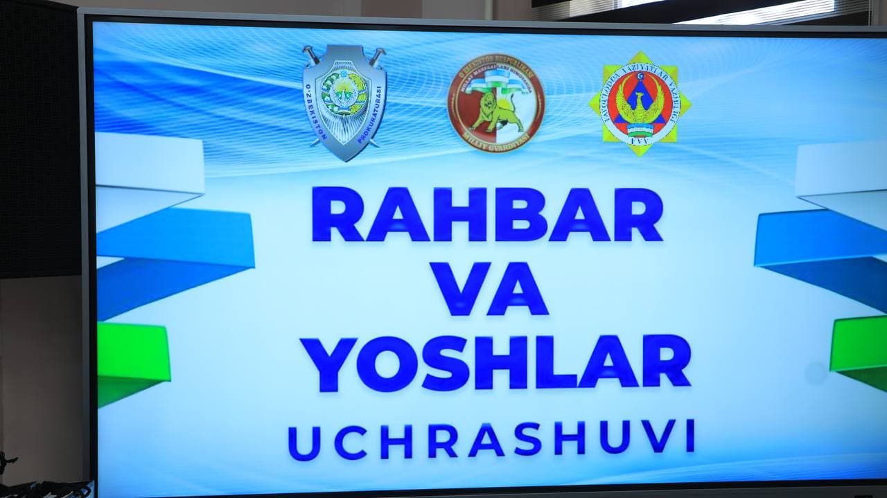 Toshkent viloyati FVBB boshlig‘i yoshlar bilan ochiq muloqot o‘tkazdi