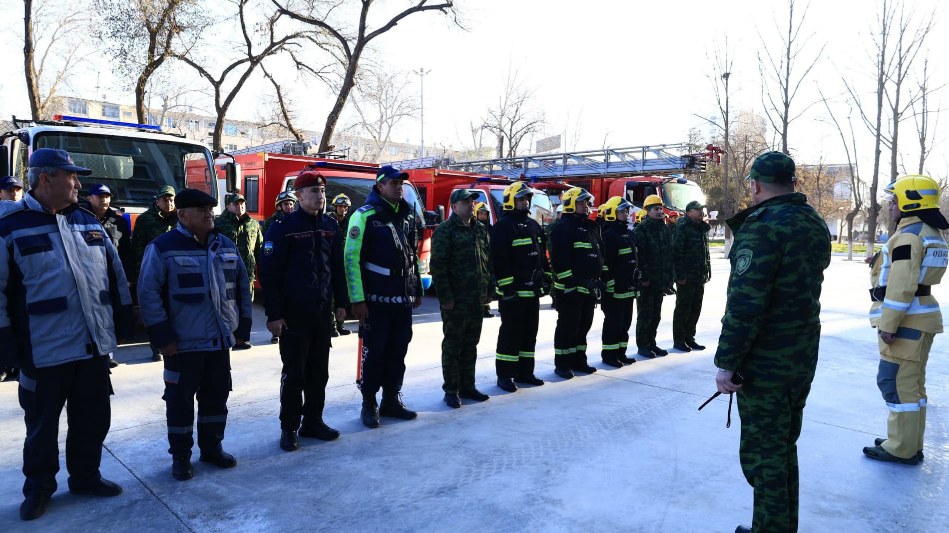 Навоий шаҳрида жойлашган баланд қаватли уйларда махсус-тактик ўқув машқи ўтказилди