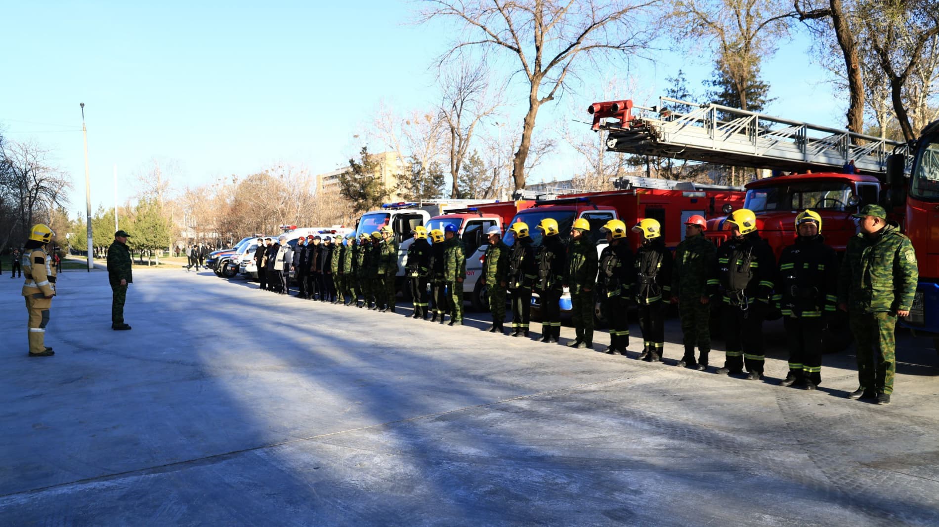 Навоий шаҳрида жойлашган баланд қаватли уйларда махсус-тактик ўқув машқи ўтказилди