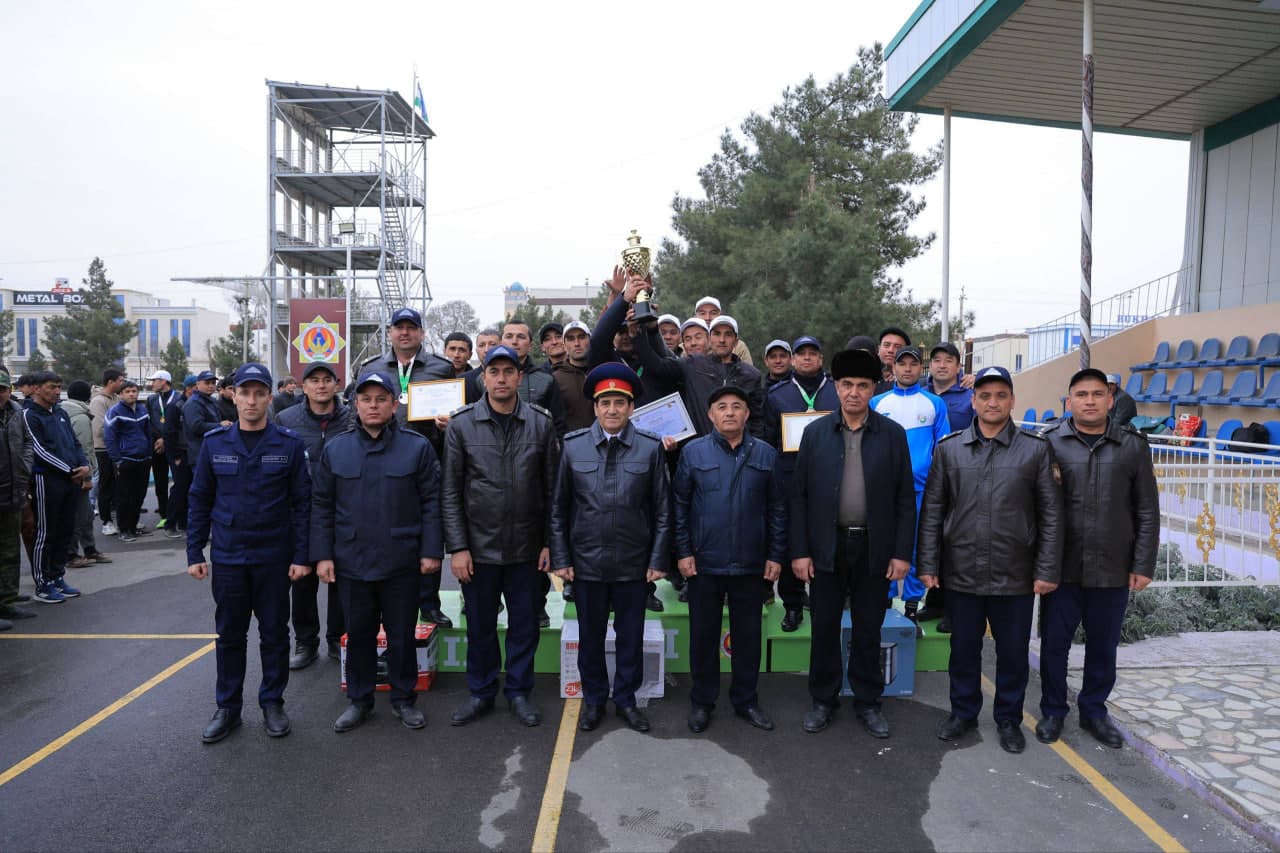 Buxoro viloyati Favqulodda vaziyatlar boshqarmasi shaxsiy tarkibi o‘rtasida yong‘in-qutqaruv sporti bo‘yicha Buxoro viloyati FVB boshlig‘i kubogi musobaqasi o‘tkazildi
