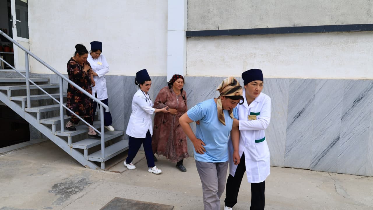 Тошкент шаҳар ФВББ, Сурхондарё, Самарқанд ва Навоий вилоятлари ФВБ томонидан тиббиёт муассасаларида ўқув машғулотлари ўтказилди