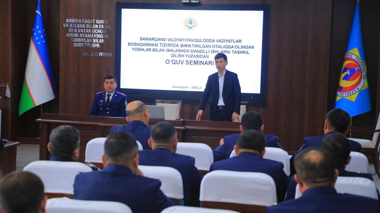 Ҳудудларда ёшлар билан ишлаш самарадорлигини ошириш мақсадида ўқув семинарлари ўтказилди