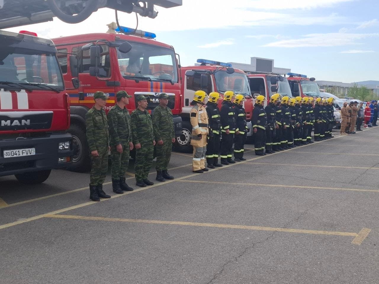 Samarqand viloyati FVB tomonidan Samarqand tumanida joylashgan avtomobil ehtiyot qismlari bozorida maxsus-taktik o‘quv mashqi o‘tkazildi