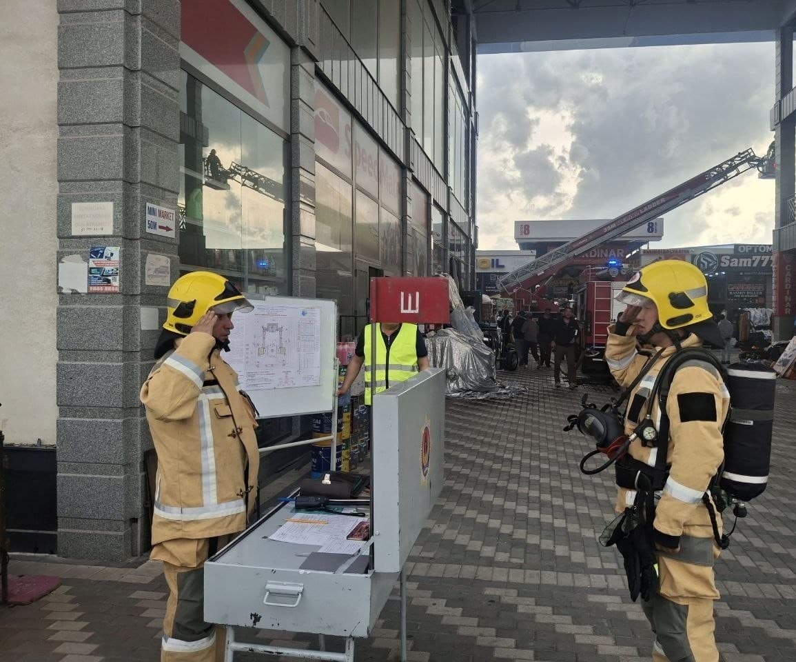 Samarqand viloyati FVB tomonidan Samarqand tumanida joylashgan avtomobil ehtiyot qismlari bozorida maxsus-taktik o‘quv mashqi o‘tkazildi