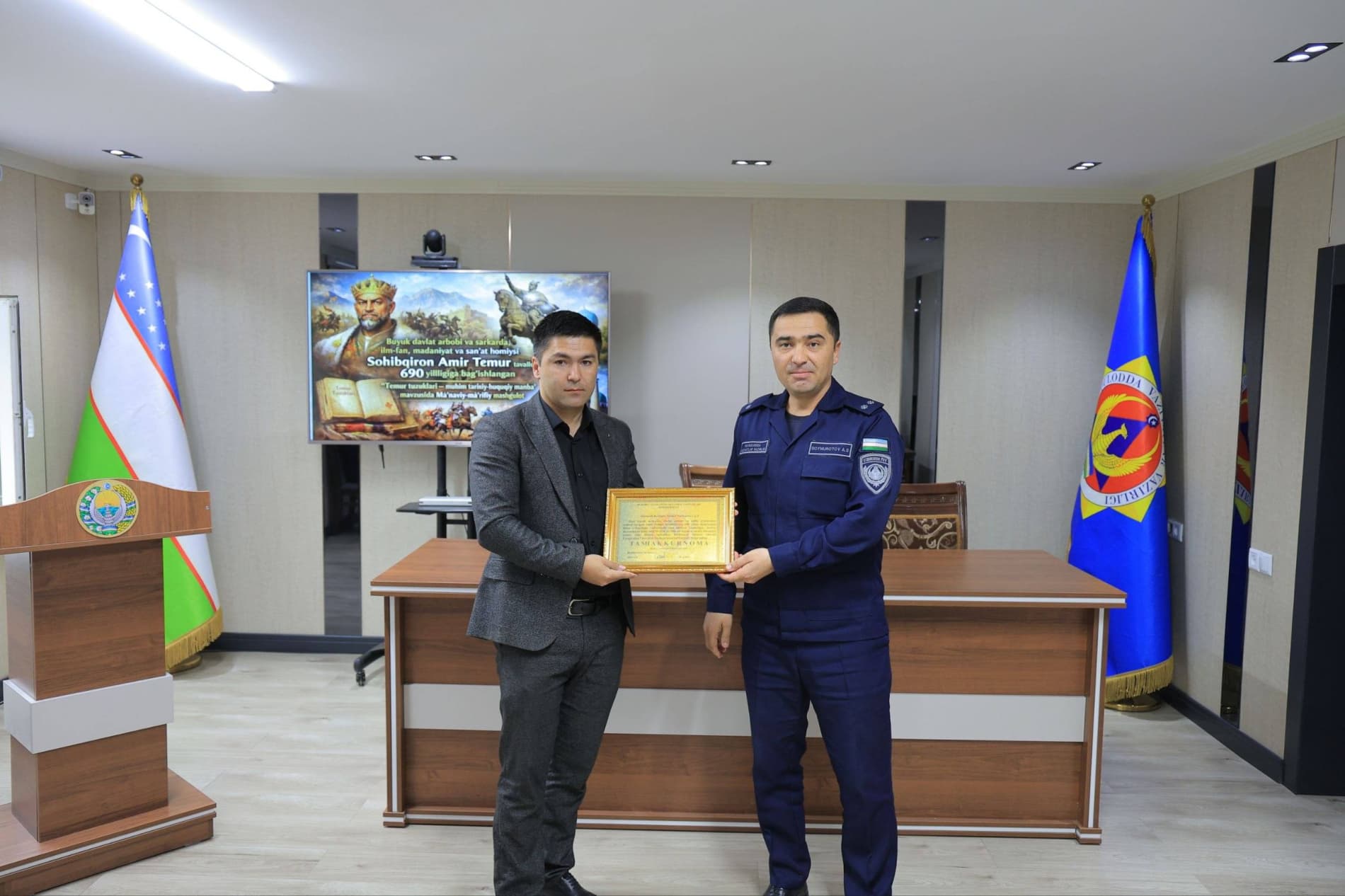 Соҳибқирон Амир Темур таваллудининг 690 йиллигига бағишланган маънавий-маърифий машғулотлар, давра суҳбатлари ва бадиий-маърифий тадбирлар ташкил этилди