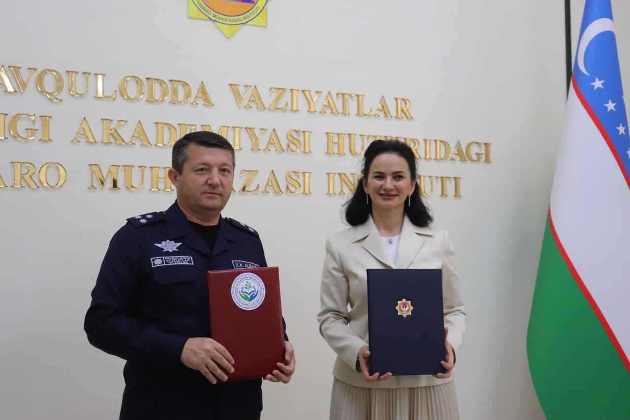 ФВВ Академияси ҳузуридаги Фуқаро муҳофазаси институти ҳамда Мактабгача таълим ташкилотлари директор ва мутахассисларини қайта тайёрлаш ва уларнинг малакасини ошириш институти ўртасида ўзаро ҳамкорлик тўғрисида Меморандум имзоланди
