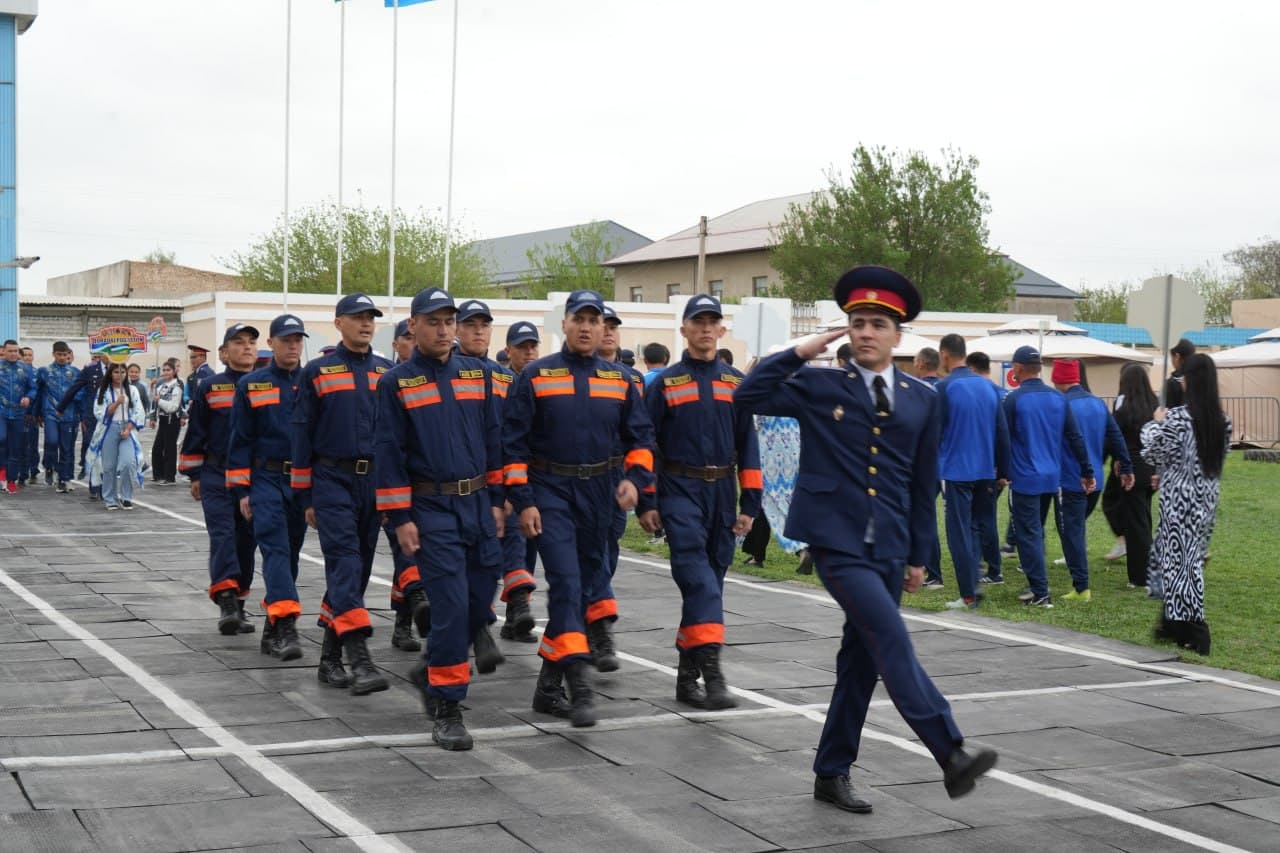 Ёнғин-қутқарув спорти бўйича Фавқулодда вазиятлар вазирлиги биринчилиги республика босқичи кўтаринки руҳда ўтказилмоқда