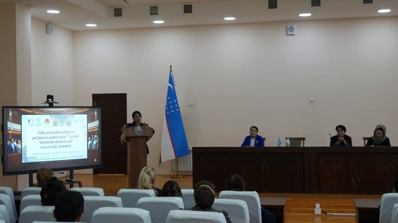 Oila qadriyati va xizmat uygʻunligi: Jizzax viloyati FVB tizimdagi xotin-qizlar bilan muloqot seminari va oʻrganish ishlari olib borildi