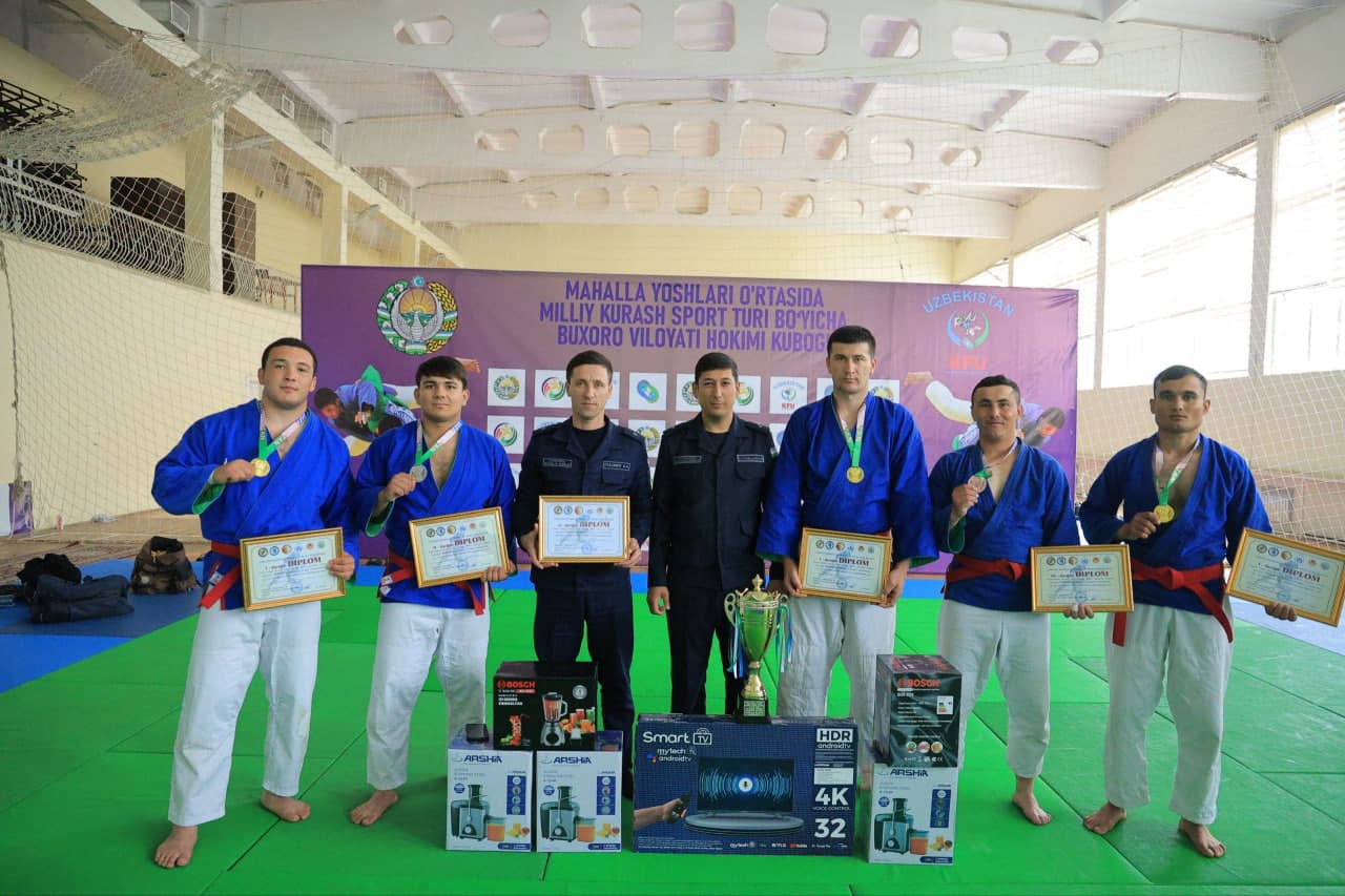 Бухоро вилояти ФВБ терма жамоаси совриндорлар қаторида