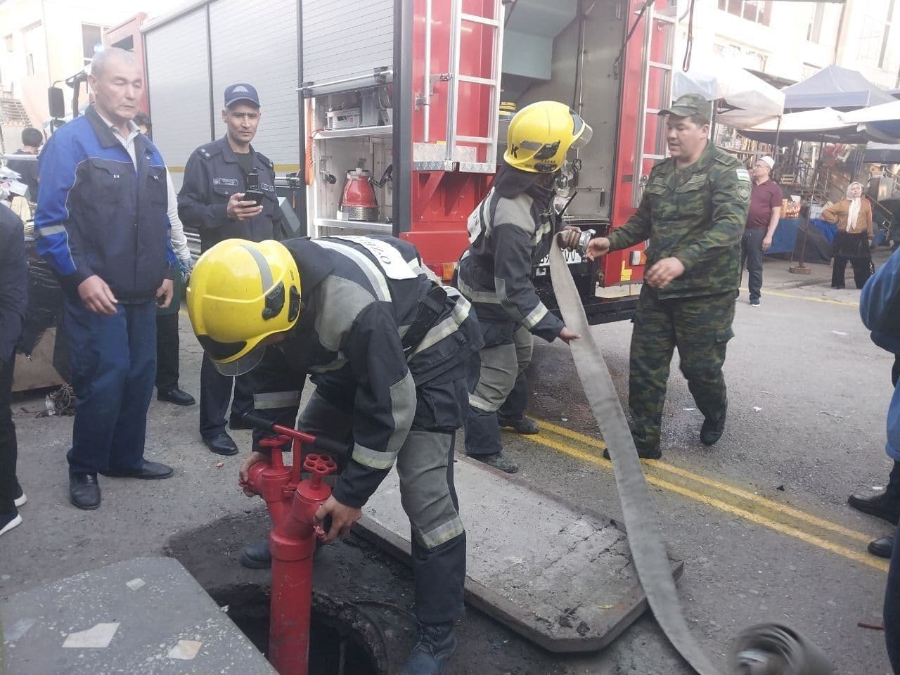 Наманган шаҳрида жойлашган “Чорсу" деҳқон бозорида ўқув машғулотлари ўтказилди