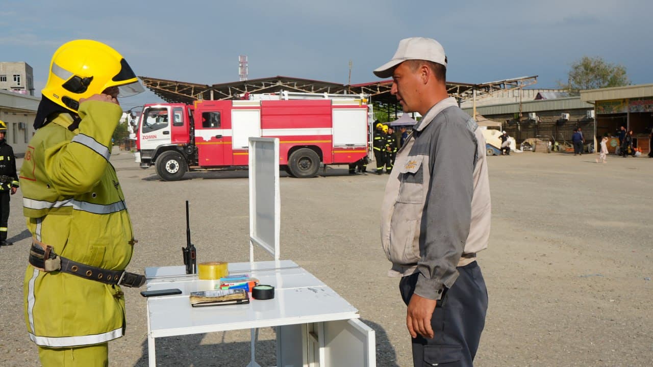 Бозорларда махсус-тактик ўқув машқлари ўтказилди