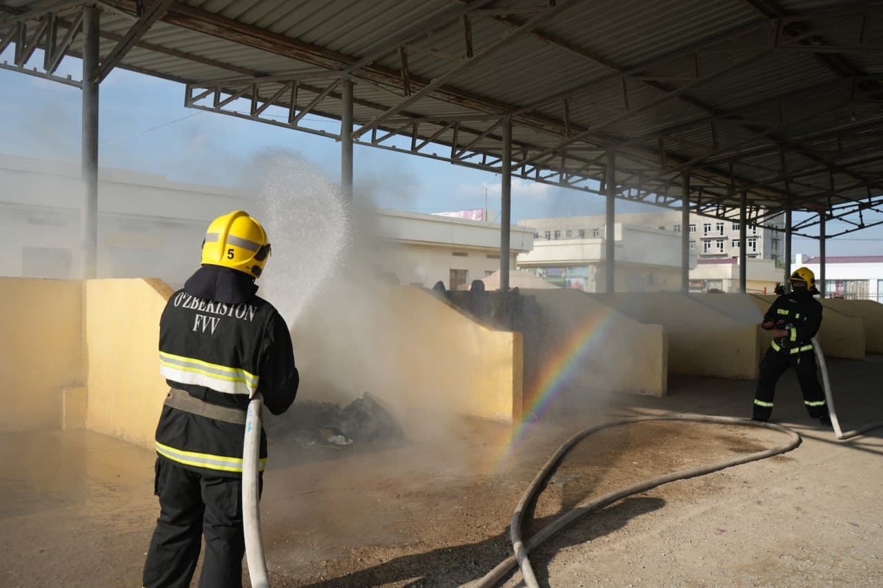 Бозорларда махсус-тактик ўқув машқлари ўтказилди