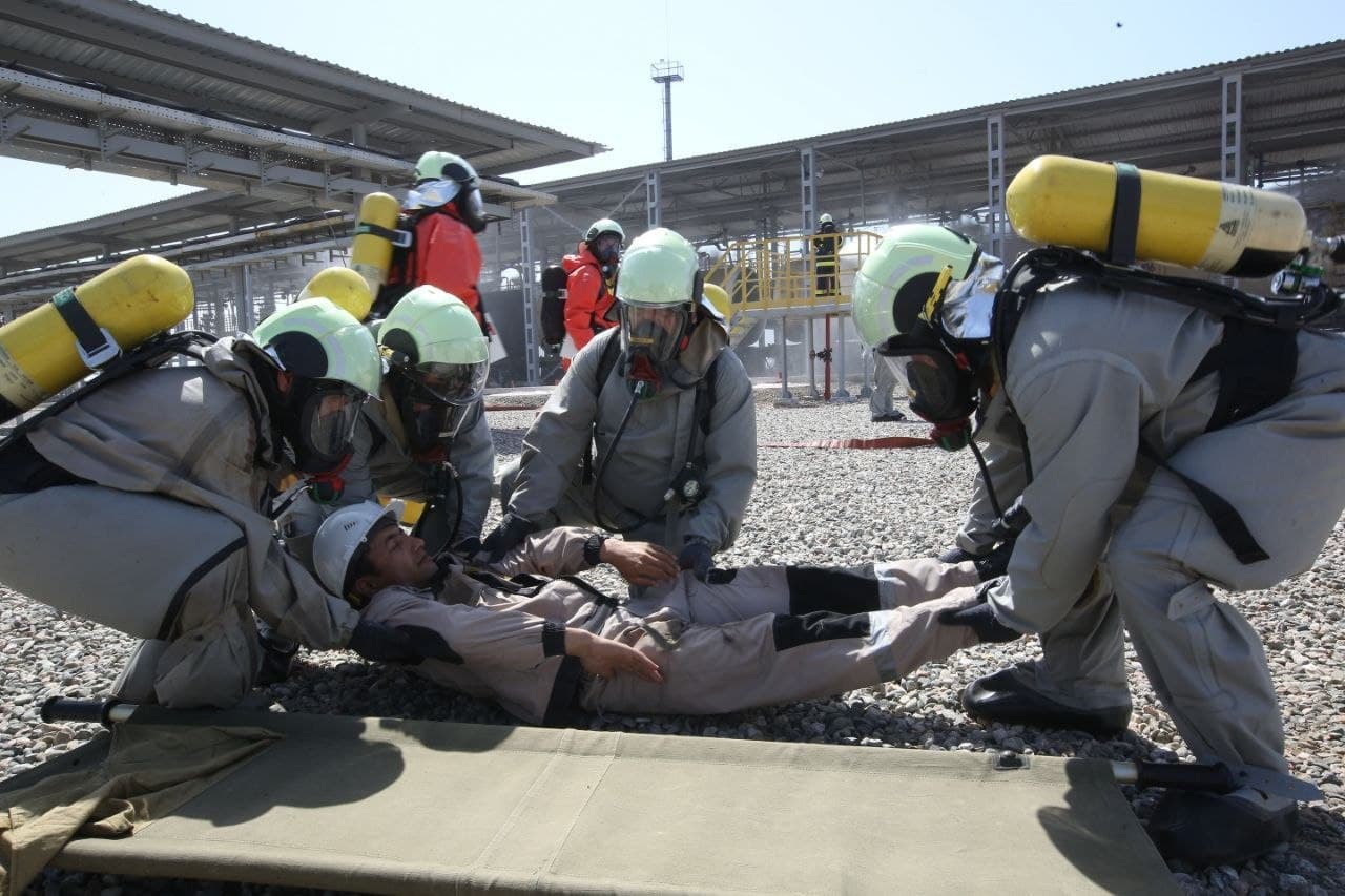 Навоий вилояти ФВБ томонидан "Pyure nature oils" МЧЖда ҳамда Бухоро НҚИЗда ўқув машқлари ўтказилди