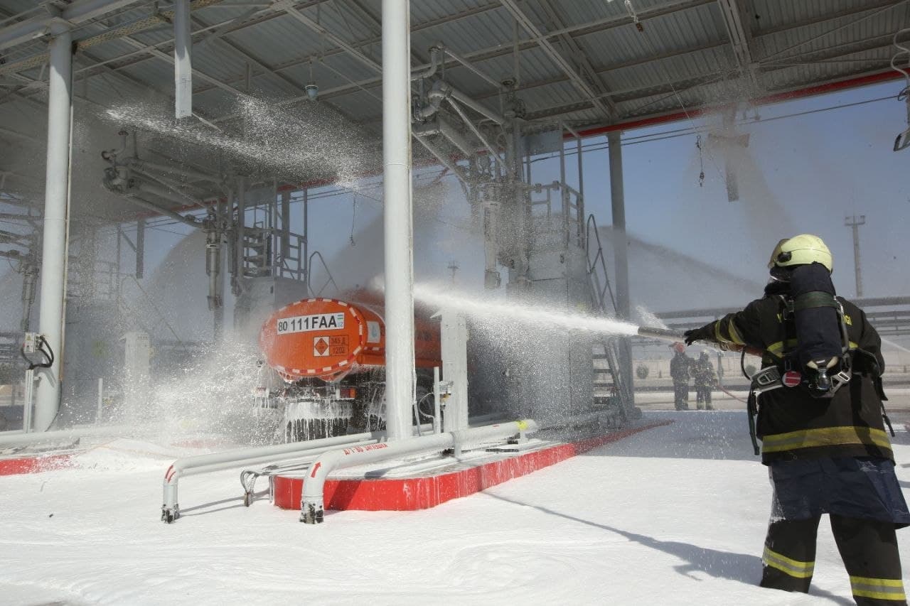 Навоий вилояти ФВБ томонидан "Pyure nature oils" МЧЖда ҳамда Бухоро НҚИЗда ўқув машқлари ўтказилди