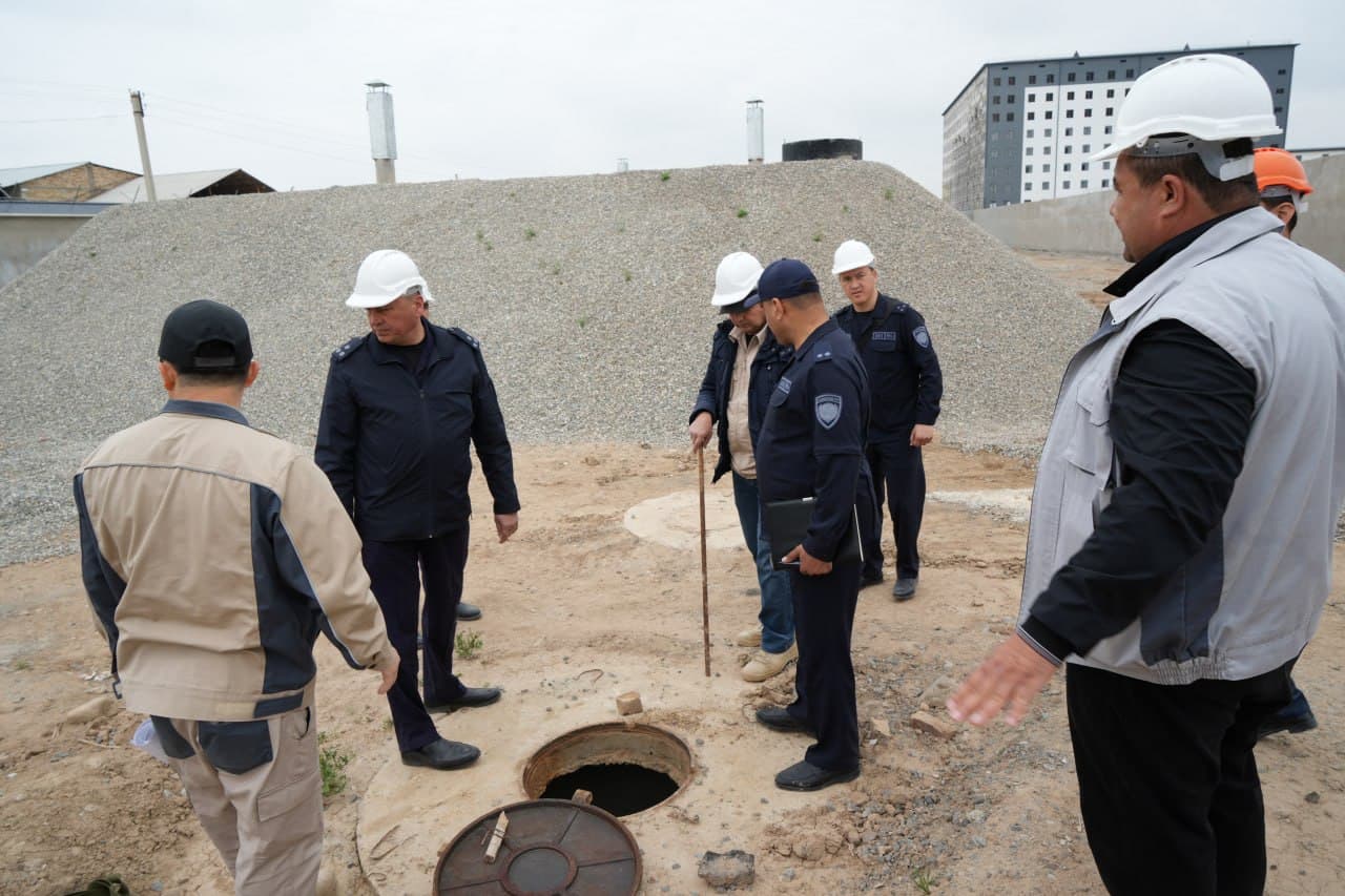 Қашқадарё вилояти ФВБ бошлиғи Қарши шаҳрида янги қурилаётган университитет биносида ёнғин хавфсизлиги талаблари қай даражада бажарилаётгани юзасидан ўрганиш ишларини олиб борди