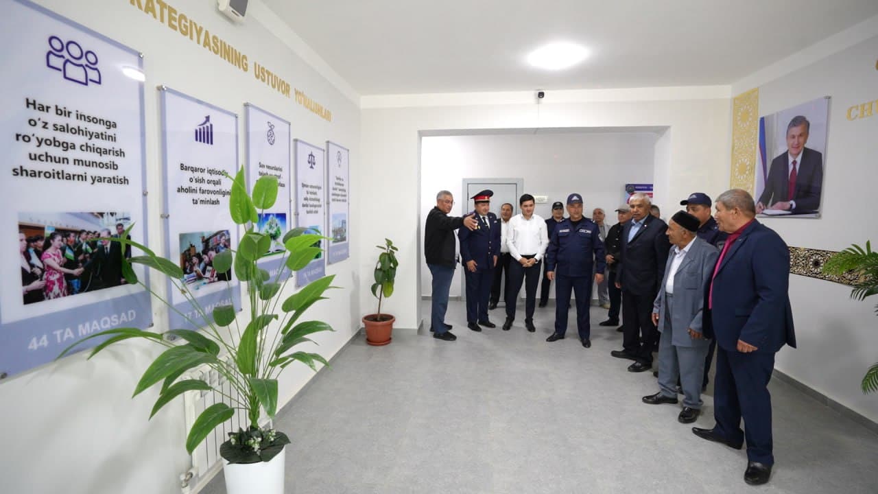 Sirdaryo tumani Favqulodda vaziyatlar boʻlimi binosi kapital taʼmirlanib foydalanishga topshirildi