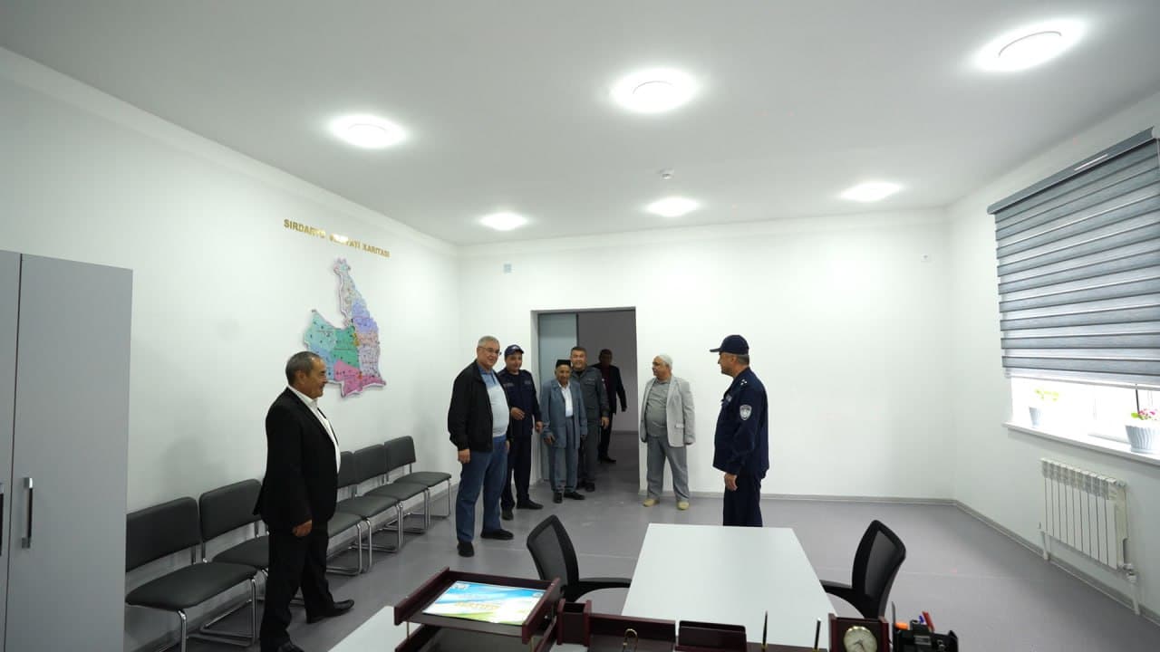 Sirdaryo tumani Favqulodda vaziyatlar boʻlimi binosi kapital taʼmirlanib foydalanishga topshirildi