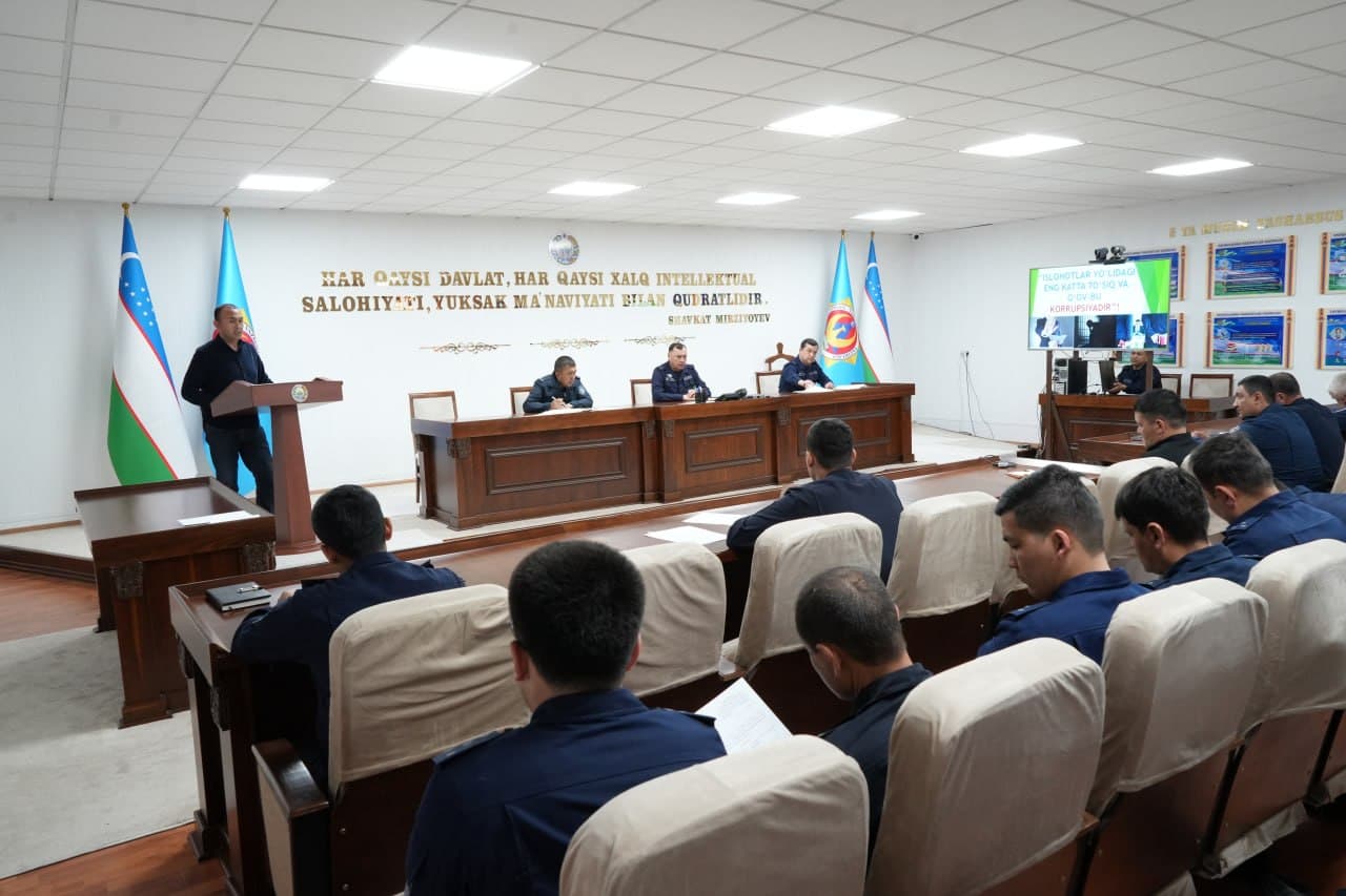 Favqulodda vaziyatlar vazirligining hududiy bosh boshqarmalari, boshqarmalari hamda tarkibiy tuzilmalarida huquqbuzarliklarning oldini olishga qaratilgan keng qamrovli profilaktik tadbirlar tashkil etildi