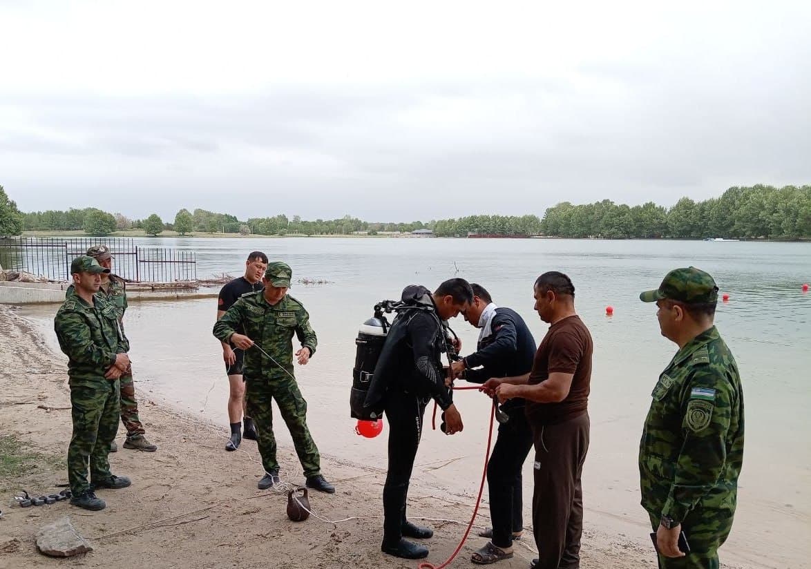 ФВВ вакиллари иштирокида сувда-қутқарув гуруҳлари шахсий таркиби билан ғаввослик тайёргарлиги бўйича навбатдаги назарий ва амалий синовлар ўтказилди