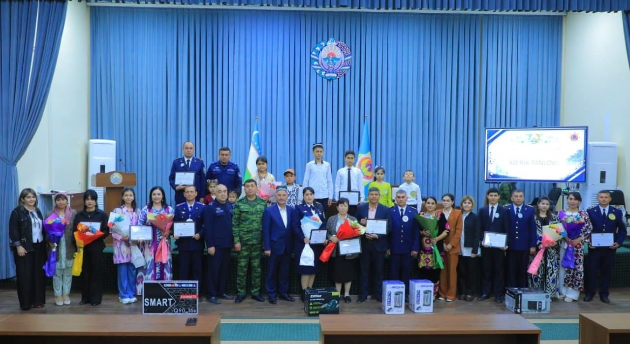 Navoiy, Samarqand, Qashqadaryo, Xorazm va Buxoro viloyatlari Favqulodda vaziyatlar boshqarmalarida “Yangi O‘zbekistonning ibratli harbiy oilasi” ko‘rik-tanlovining hududiy bosqichi ko‘tarinki ruhda o‘tkazildi