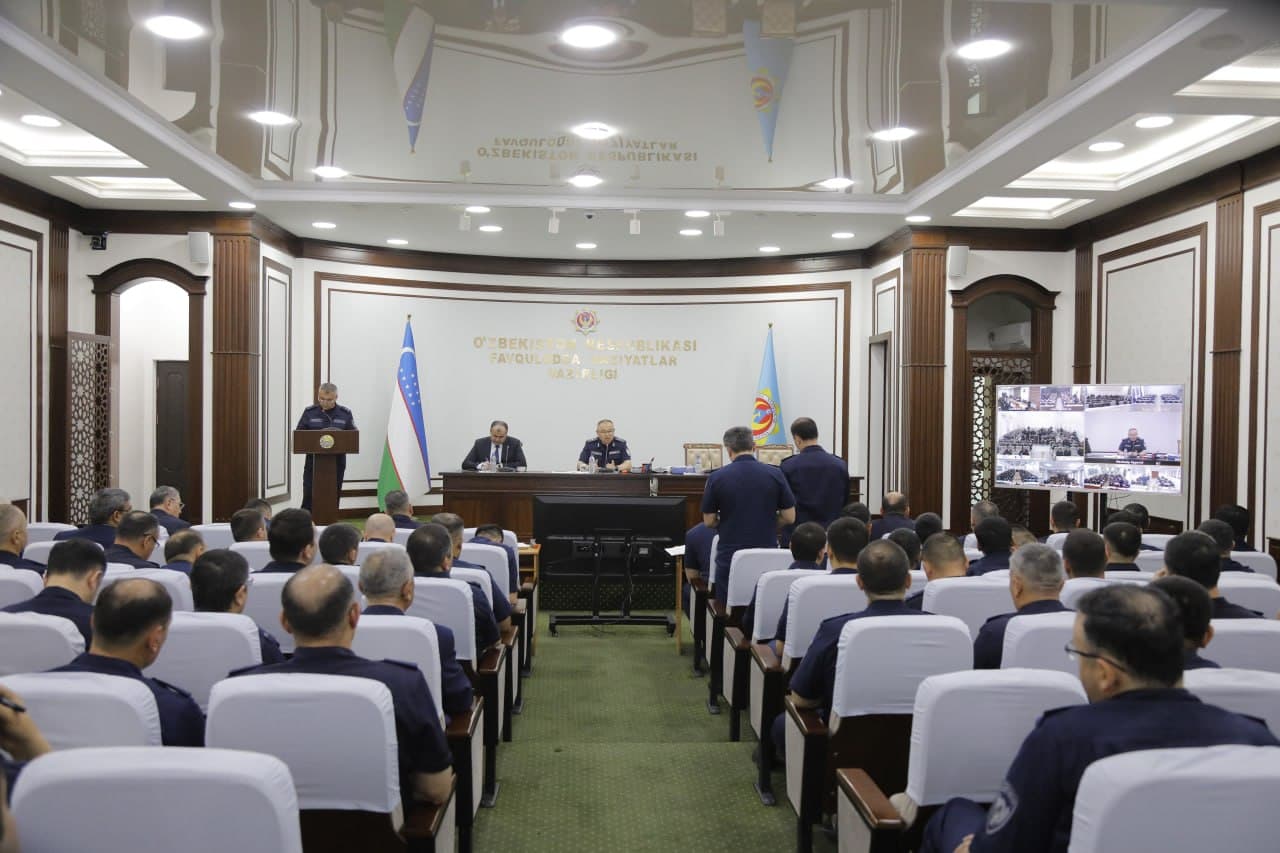 Favqulodda vaziyatlar vazirligida joriy yilning birinchi choragi yakunlariga bagʻishlangan Hayʼat yigʻilishi boʻlib oʻtdi