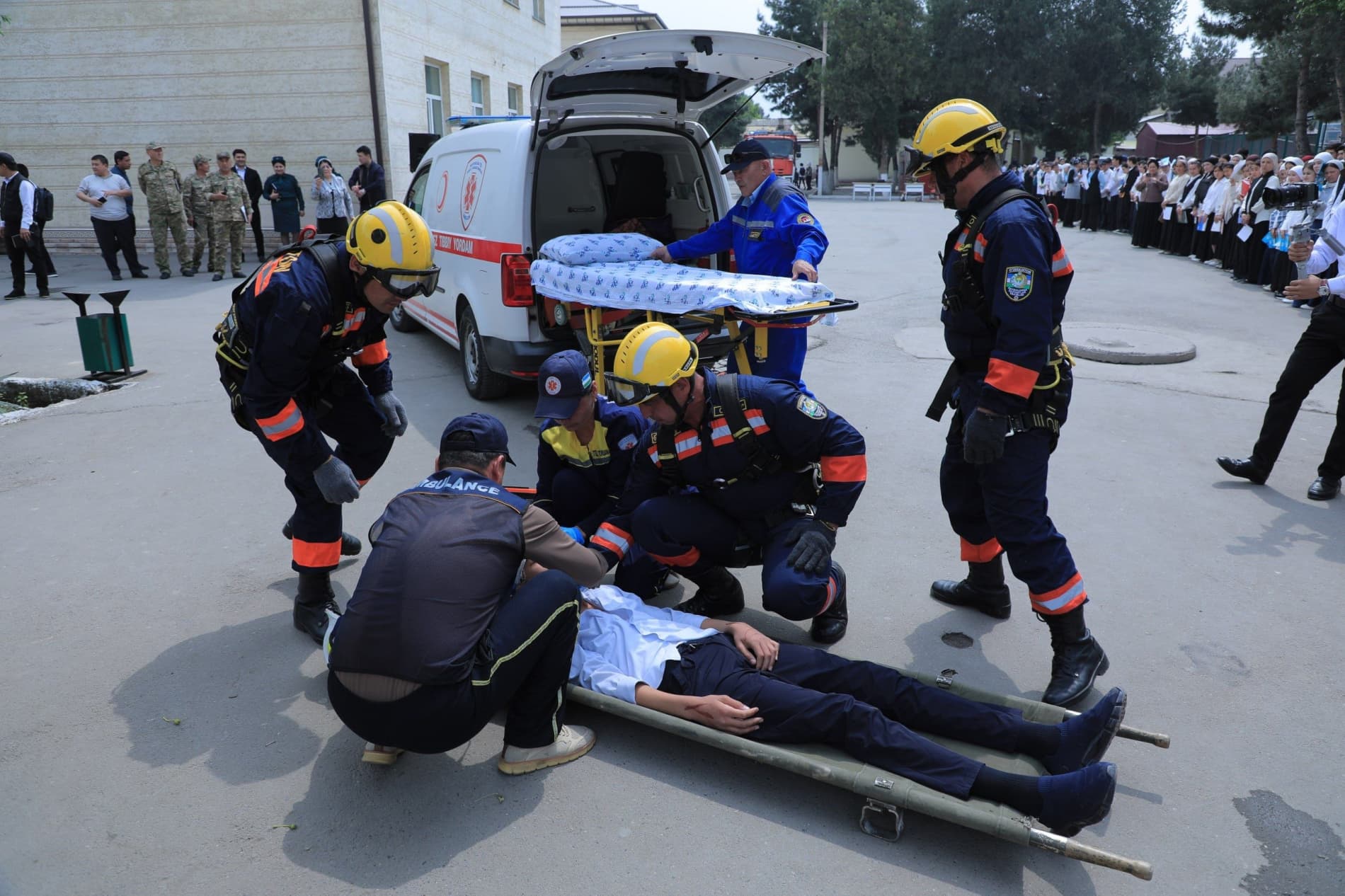 “Хавфсиз билим маскани” мавзусида ўқув машғулотлари ташкил этилди