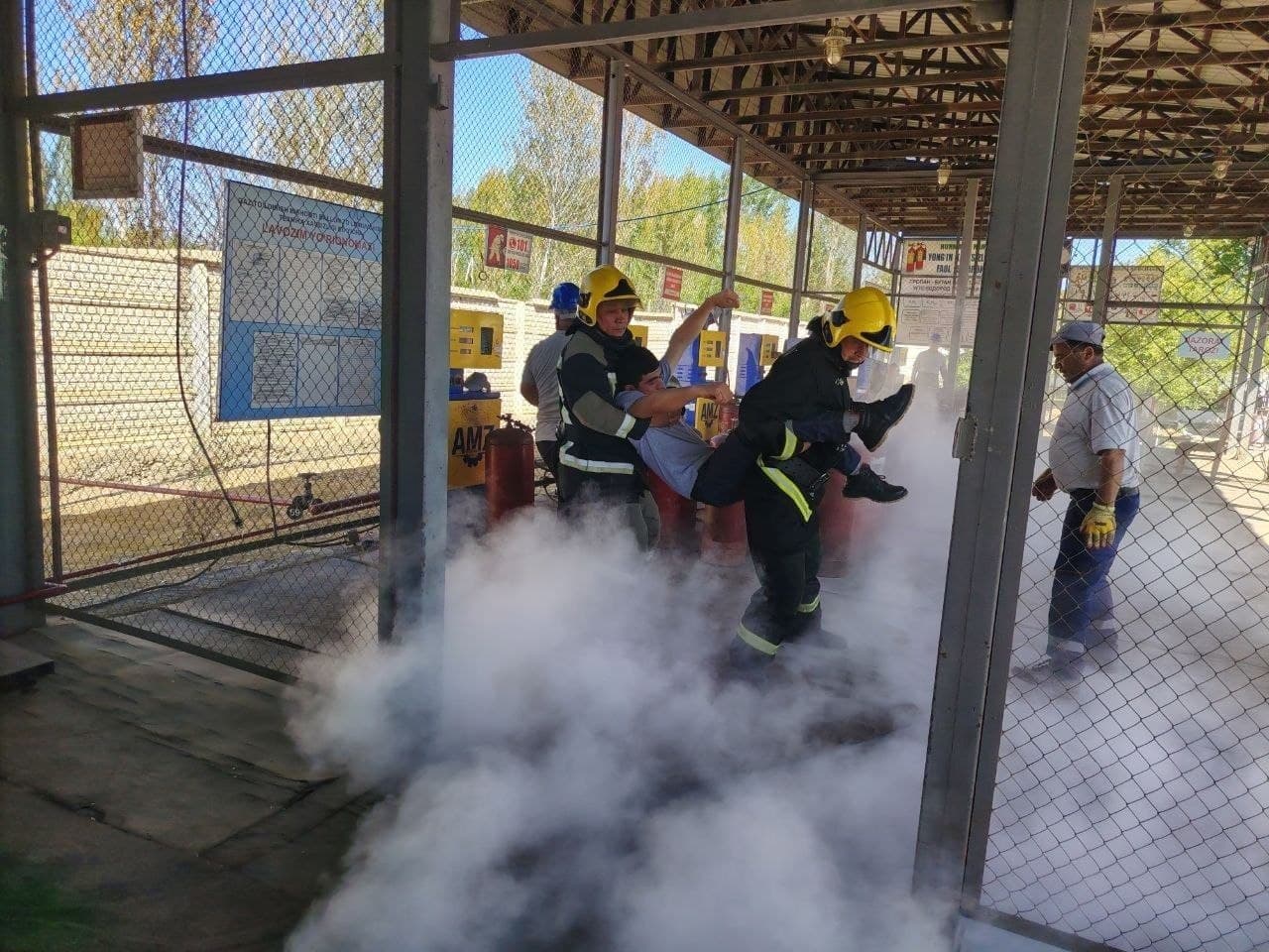 Ижтимоий-иқтисодий объектларда махсус-тактик ўқув машқлари ўтказилди