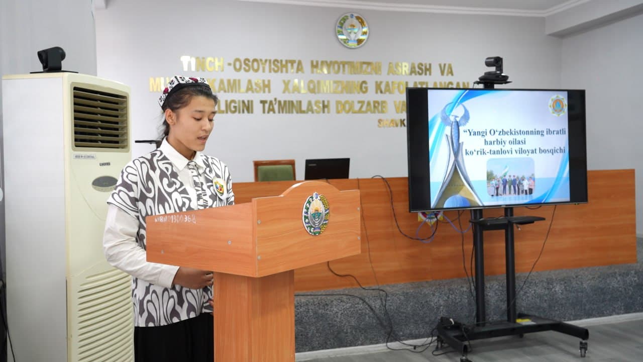 Сирдарё ва Жиззах вилоятларида “Янги Ўзбекистоннинг ибратли ҳарбий оиласи” кўрик-танловининг ҳудудий босқичи ўтказилди
