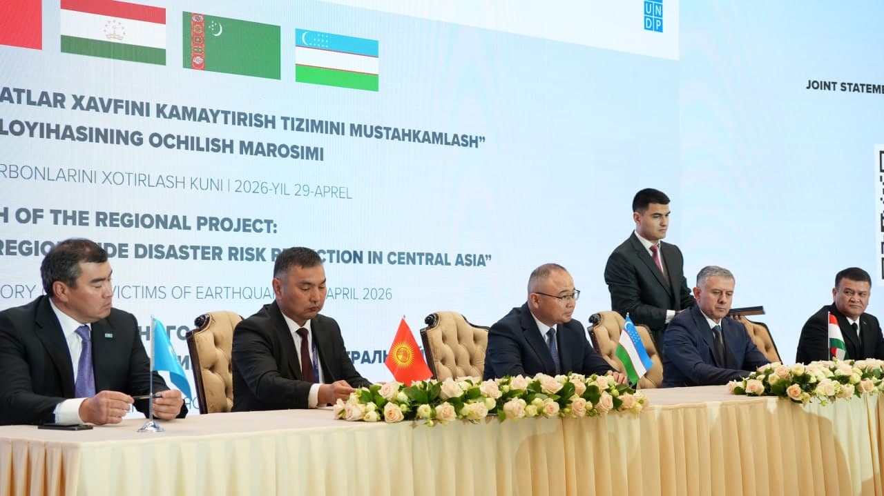 “Xalqaro zilzila qurbonlarini xotirlash kuni” doirasida Qo‘shma bayonot imzolandi