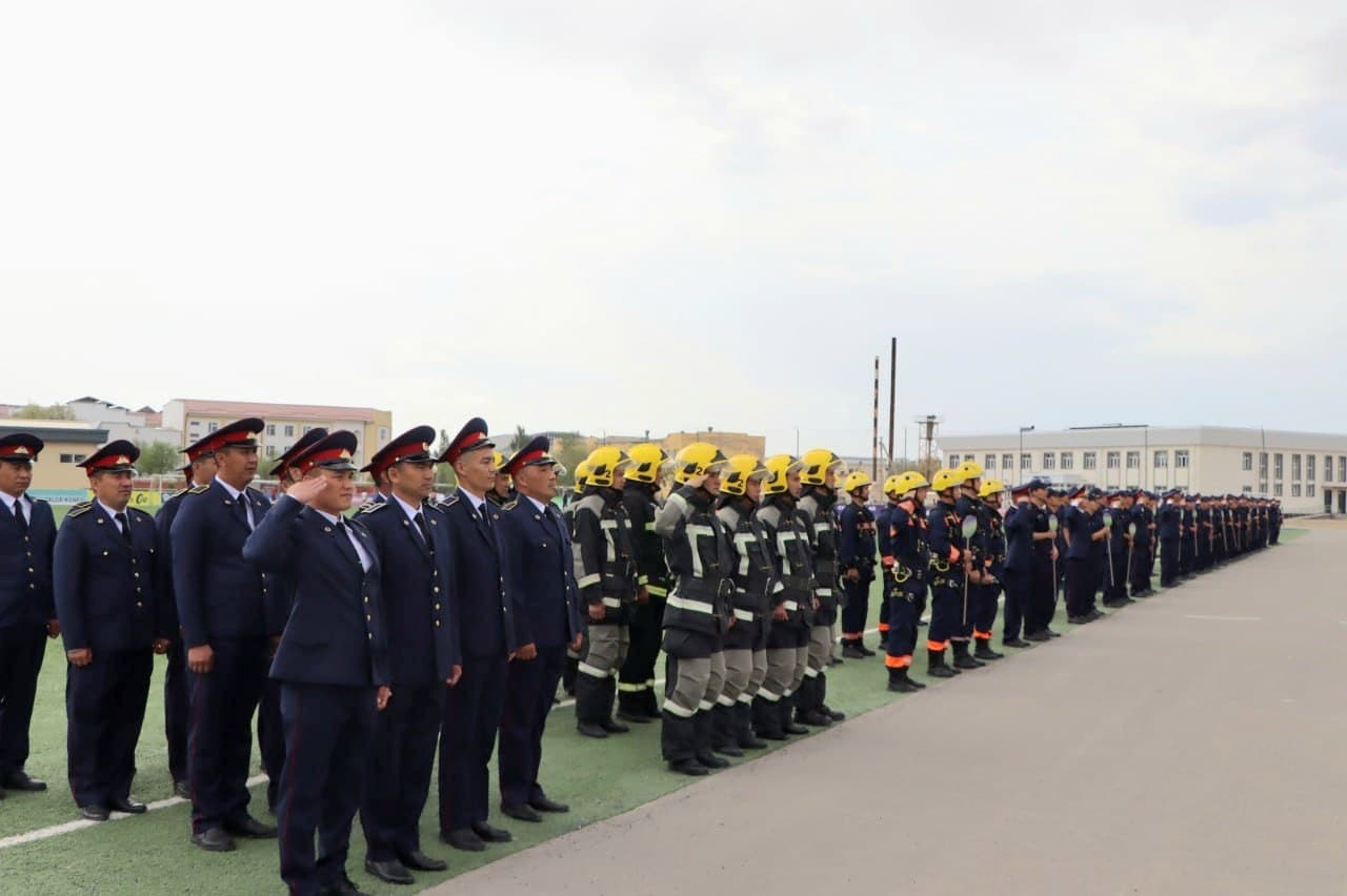 Ёнғин-қутқарув спорти бўйича "Қорақалпоғистон Республикаси Фавқулодда вазиятлар бошқармаси биринчилиги" мусобақаси ўтказилди