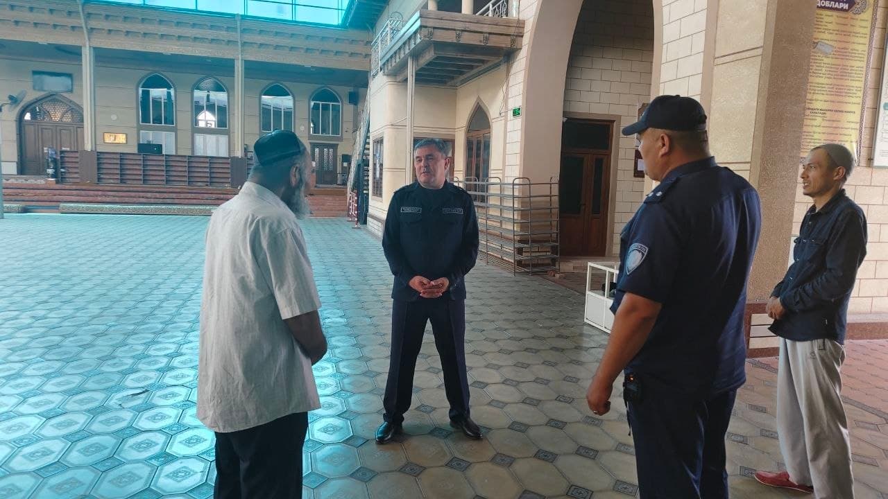 Aholi xavfsizligi yoʻlida: Masjidlarda favqulodda vaziyatlarning oldini olish va yongʻin xavfsizligini taʼminlash boʻyicha oʻrganishlar olib borildi