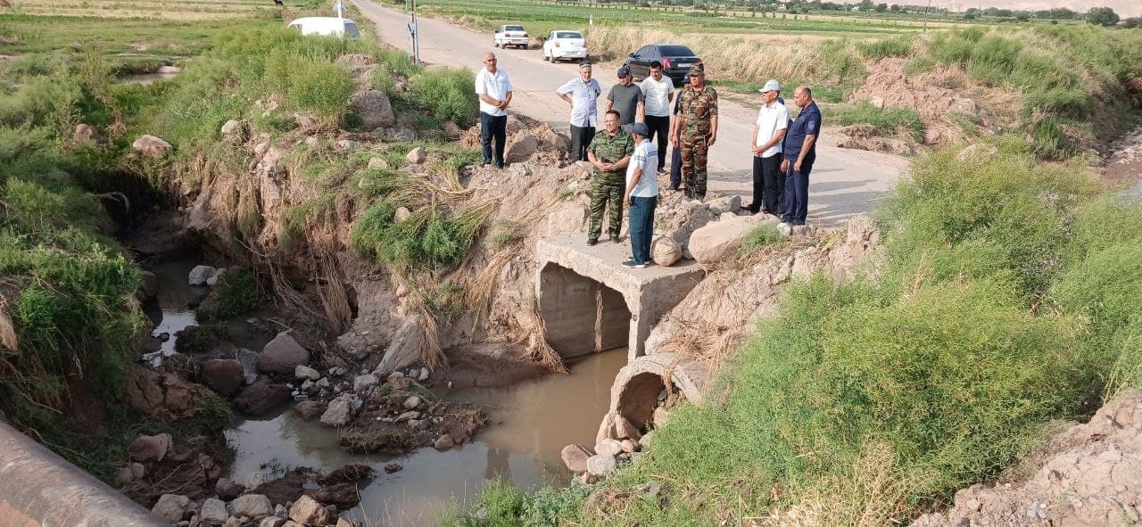 FVV Maxsus muhandislik qurilish boshqarmasi tomonidan Surxondaryo viloyati Uzun tumanida qirg‘oq mustahkamlash tadbirlarini amalga oshirish bo‘yicha vazifalar belgilab olindi
