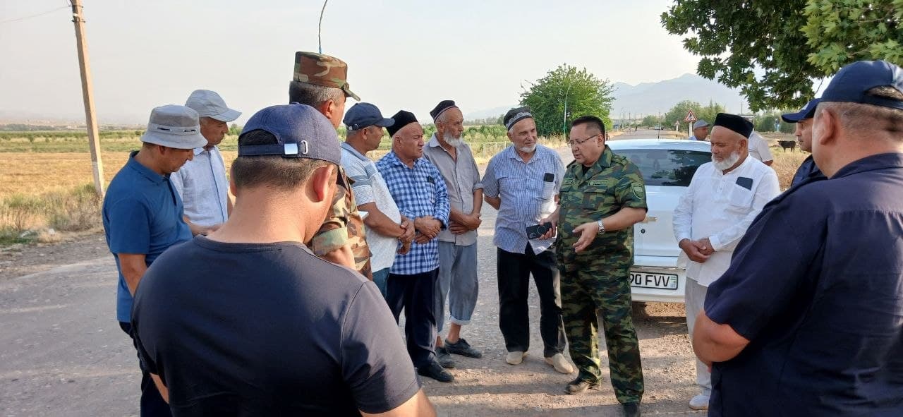 FVV Maxsus muhandislik qurilish boshqarmasi tomonidan Surxondaryo viloyati Uzun tumanida qirg‘oq mustahkamlash tadbirlarini amalga oshirish bo‘yicha vazifalar belgilab olindi