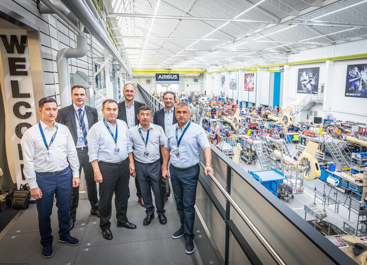O‘zbekiston FVV ishchi guruhi Airbus Helicopters kompaniyasi faoliyati bilan tanishdi