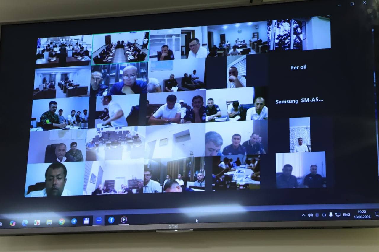 Farg‘onada videokonferensaloqa shaklida seminar o‘tkazildi