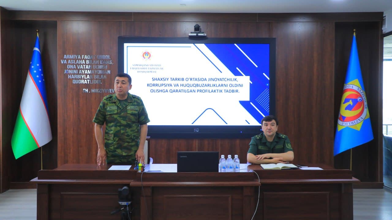 “Ҳуқуқбузарликлар профилактикаси куни” муносабати билан профилактик тадбирлар ташкил этилди