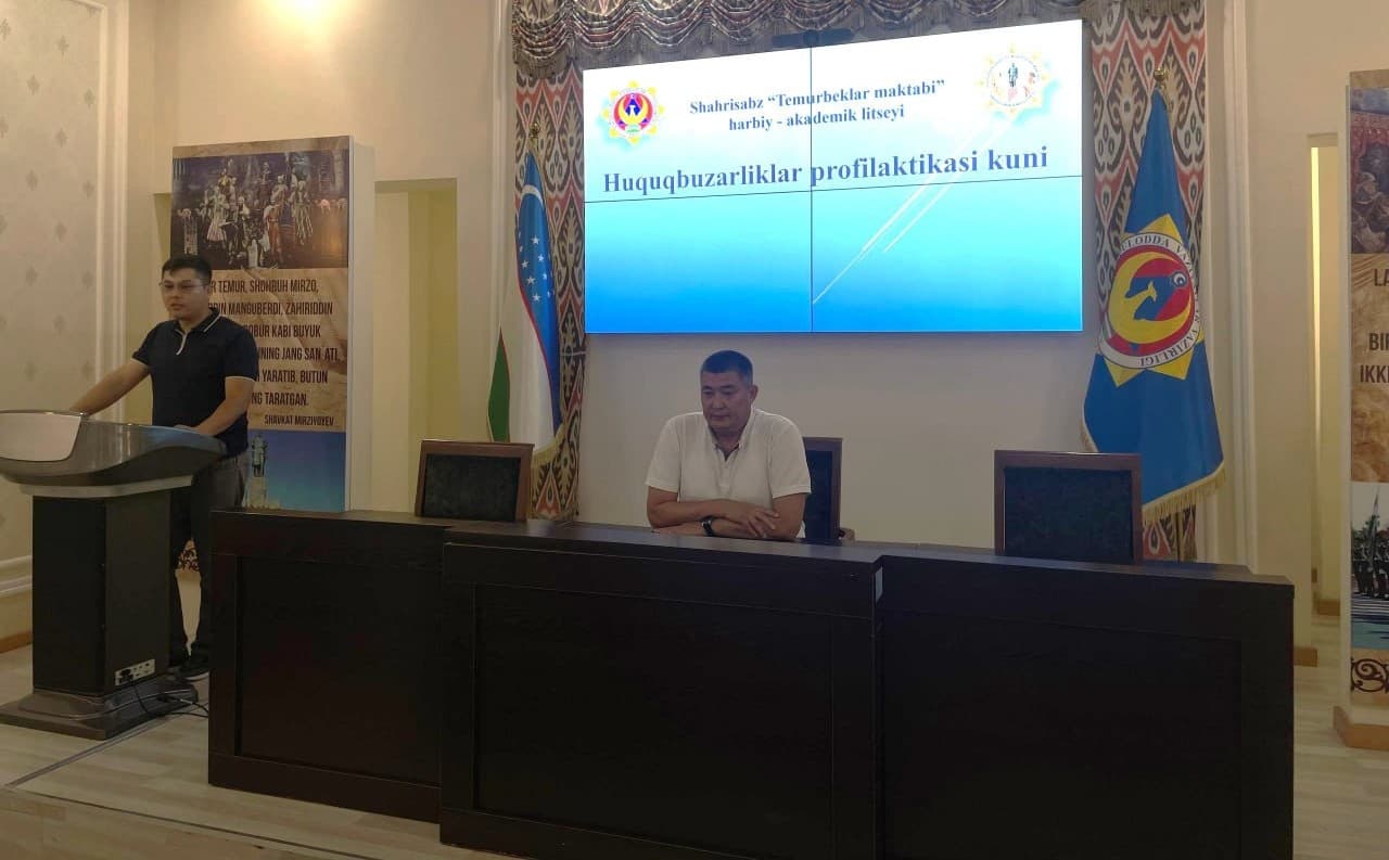 “Ҳуқуқбузарликлар профилактикаси куни” муносабати билан профилактик тадбирлар ташкил этилди