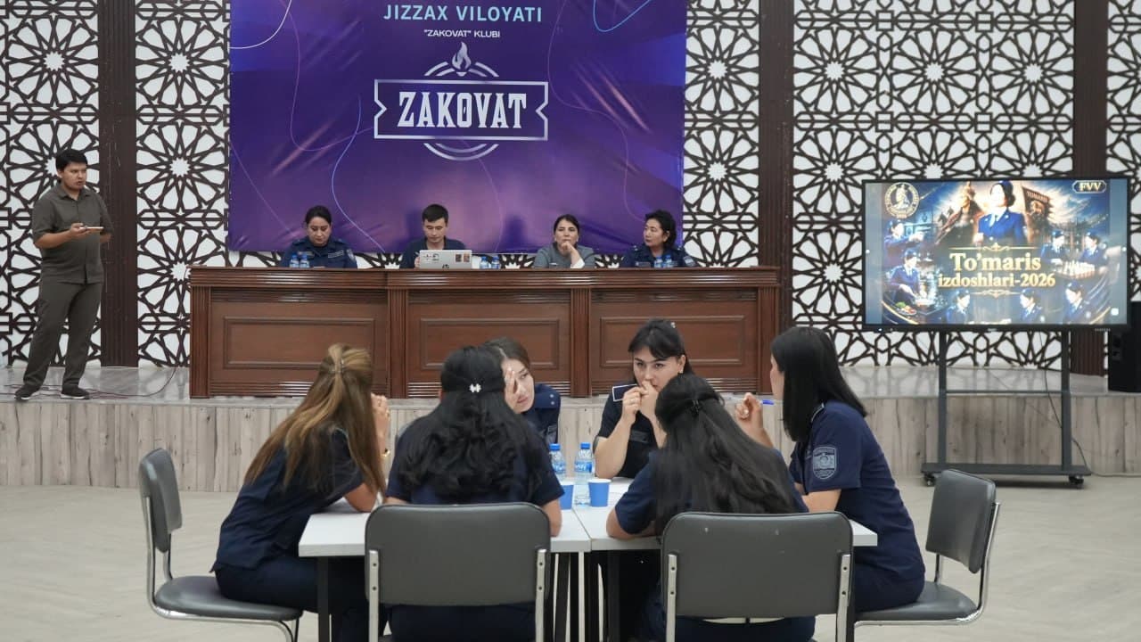 Жиззахда “Ватан меҳри юрагимда” шиори остида “Тўмарис издошлари – 2026” кўрик – танлови бўлиб ўтди