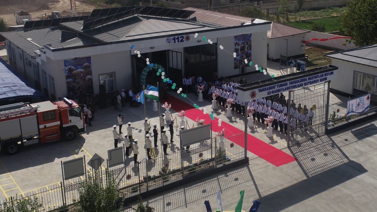 Qashqadaryo viloyatida favqulodda vaziyatlar tizimi uchun yangi imkoniyatlar yaratildi