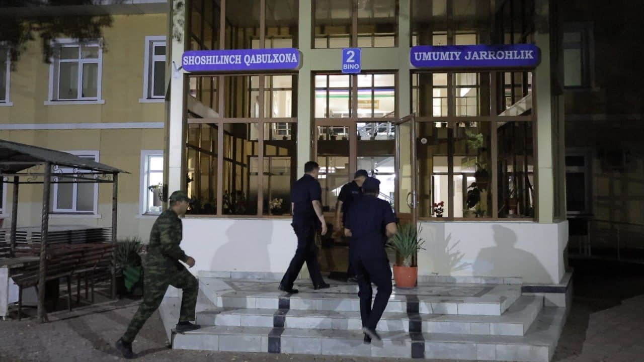 Sirdaryo viloyati Yangiyer shahar Tibbiyot birlashmasida tungi nazorat-profilaktika tadbirlari o‘tkazildi