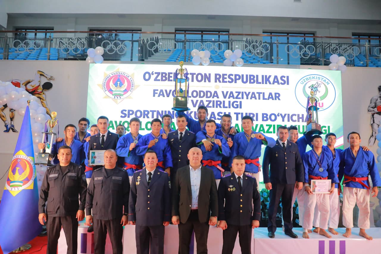 Surxondaryo viloyatida Favqulodda vaziyatlar vazirligining harbiy xizmatchilari va xizmatchilari o‘rtasida sportning kurash turi bo‘yicha "Favqulodda vaziyatlar vaziri kubogi" uchun musobaqa o‘tkazildi