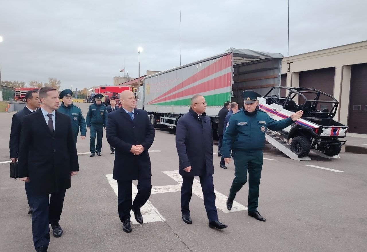 Hamkorlikning yangi yo‘nalishlari: O‘zbekiston Respublikasi Favqulodda vaziyatlar vaziri Azizbek Ikramov boshchiligidagi delegatsiya Belarus Respublikasiga tashrif buyurdi