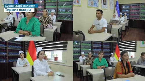 Termizda hamshiralar uchun bepul nemis tili kurslari boshlandi