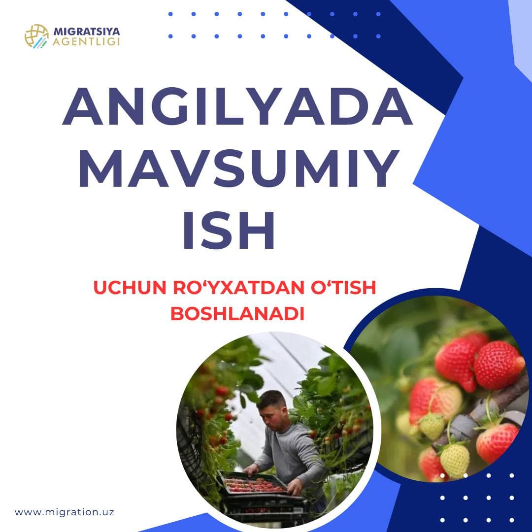 Скоро начнётся онлайн-регистрация на сезонные работы в Великобритании!