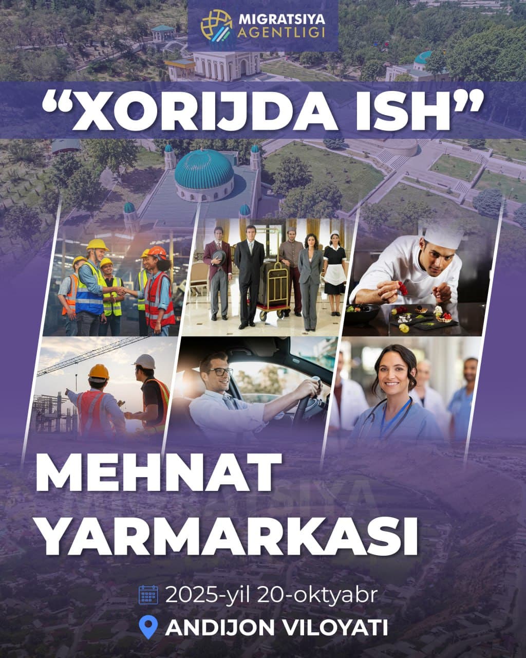 "WORK ABROAD" LABOR FAIR IN ANDIJAN!