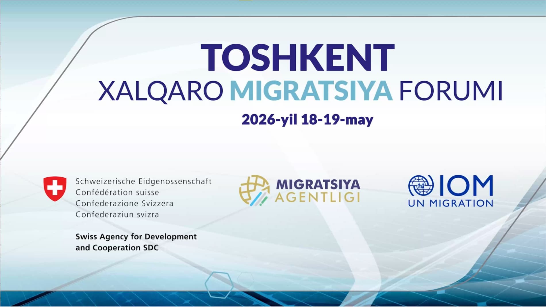 "XALQARO MIGRATSIYA FORUMI 2026"